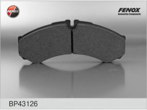 FENOX BP43126 stabdžių trinkelių rinkinys, diskinis stabdys 
 Techninės priežiūros dalys -> Papildomas remontas
1906401, 19092981, 2992339, 2995633