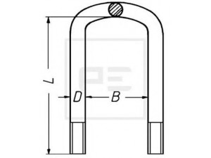 PE Automotive 125.042-00A lingės spaustukas
000326823, 00326823, 0326823, 326 823