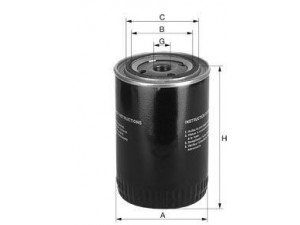 UNIFLUX FILTERS XH302 hidraulinis filtras, niveliavimo sistema