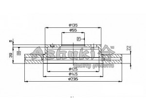 ASHUKI M605-15 stabdžių diskas 
 Stabdžių sistema -> Diskinis stabdys -> Stabdžių diskas
0 986 478 219/BOSCH, 0 986 478 787/BOSCH