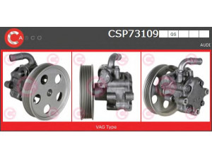 CASCO CSP73109GS hidraulinis siurblys, vairo sistema 
 Vairavimas -> Vairo pavara/siurblys
8E0145153, 8E0145153H