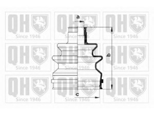 QUINTON HAZELL QJB134 gofruotoji membrana, kardaninis velenas 
 Ratų pavara -> Gofruotoji membrana
16 03 178, 3 74 094, 78 39 612