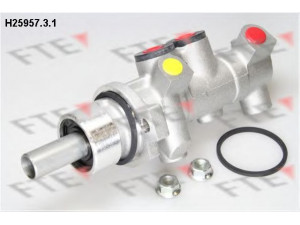 FTE H25957.3.1 pagrindinis cilindras, stabdžiai 
 Stabdžių sistema -> Pagrindinis stabdžių cilindras
46010-00QAF, 77012-05288, 4400037