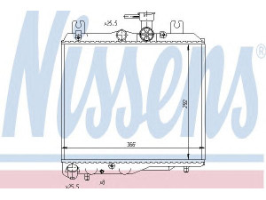 NISSENS 64188 radiatorius, variklio aušinimas
45199-KA150