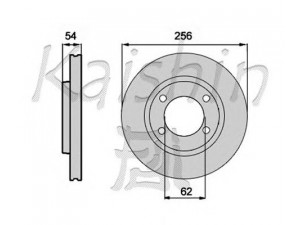 KAISHIN CBR052 stabdžių diskas 
 Dviratė transporto priemonės -> Stabdžių sistema -> Stabdžių diskai / priedai