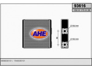 AHE 93616 šilumokaitis, salono šildymas 
 Šildymas / vėdinimas -> Šilumokaitis
5658030101