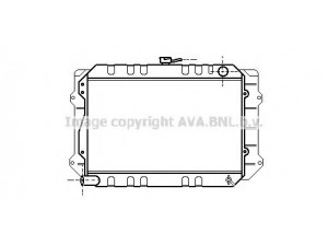 AVA QUALITY COOLING TO2175 radiatorius, variklio aušinimas
1640013530, 1640013590