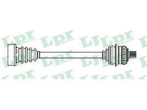 LPR DS52194 kardaninis velenas 
 Ratų pavara -> Kardaninis velenas
1K0407272FR, 1K0407452GX, 1K0407272CC