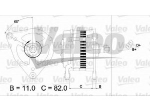 VALEO 436695 kintamosios srovės generatorius
ADU5194, GXE2254