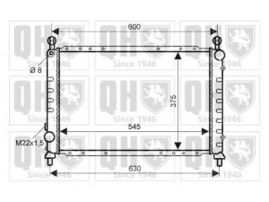 QUINTON HAZELL QER2111 radiatorius, variklio aušinimas 
 Aušinimo sistema -> Radiatorius/alyvos aušintuvas -> Radiatorius/dalys
60 595 583, 60 620 437