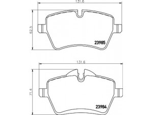 HELLA PAGID 8DB 355 012-341 stabdžių trinkelių rinkinys, diskinis stabdys 
 Techninės priežiūros dalys -> Papildomas remontas
34116798469