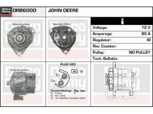 DELCO REMY DRB6000 kintamosios srovės generatorius
51261017237, 51261019237, F920901010010