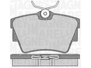 MAGNETI MARELLI 363916060542 stabdžių trinkelių rinkinys, diskinis stabdys 
 Techninės priežiūros dalys -> Papildomas remontas
7D0698451, 7D0698451A, 7D0698451D