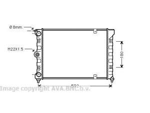 AVA QUALITY COOLING VW2084 radiatorius, variklio aušinimas 
 Aušinimo sistema -> Radiatorius/alyvos aušintuvas -> Radiatorius/dalys
867121253G, SE029117000A, 867121253G