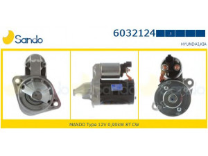 SANDO 6032124.1 starteris 
 Elektros įranga -> Starterio sistema -> Starteris
M000T32571, M000T32571ZE, M000T32572