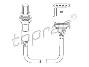 TOPRAN 112 190 lambda jutiklis 
 Variklis -> Variklio elektra
067 906 262AG, 06A 906 262Q, 067 906 262AG