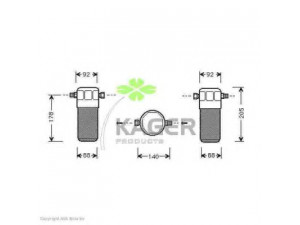 KAGER 94-5019 džiovintuvas, oro kondicionierius 
 Oro kondicionavimas -> Džiovintuvas
4B0820192, 4BO820192, 8A0820193AB