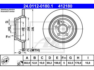 ATE 24.0112-0180.1 stabdžių diskas 
 Stabdžių sistema -> Diskinis stabdys -> Stabdžių diskas
30769058