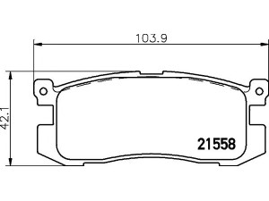 PAGID T3006 stabdžių trinkelių rinkinys, diskinis stabdys 
 Techninės priežiūros dalys -> Papildomas remontas
3395842, 3975890, E92Z2200A, F02Z2200A