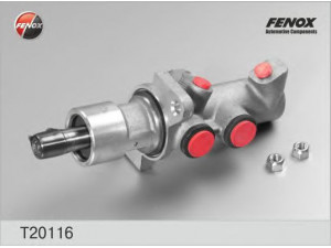 FENOX T20116 pagrindinis cilindras, stabdžiai 
 Stabdžių sistema -> Pagrindinis stabdžių cilindras
34311161504, 34311161862, 34311162039