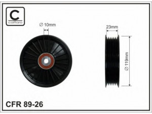 CAFFARO 89-26 kreipiantysis skriemulys, V formos rumbuotas diržas 
 Diržinė pavara -> V formos rumbuotas diržas/komplektas -> Laisvasis/kreipiamasis skriemulys
9458470, 94584703