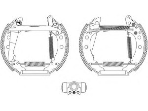 HELLA PAGID 8DB 355 003-741 stabdžių trinkelių komplektas 
 Techninės priežiūros dalys -> Papildomas remontas
171609525A, 171609526A, 171609527F