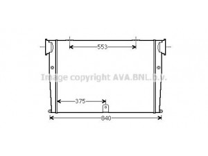 AVA QUALITY COOLING MN4059 tarpinis suslėgto oro aušintuvas, kompresorius
81061300127, 81061300148