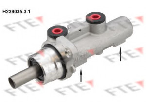 FTE H239035.3.1 pagrindinis cilindras, stabdžiai 
 Stabdžių sistema -> Pagrindinis stabdžių cilindras
558120, 93175087, 93 175 087