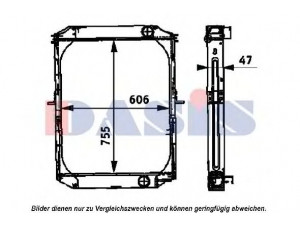 AKS DASIS 400018N radiatorius, variklio aušinimas
42123116