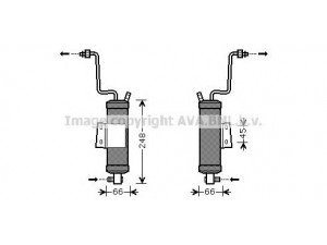 AVA QUALITY COOLING JED036 džiovintuvas, oro kondicionierius 
 Oro kondicionavimas -> Džiovintuvas
4797001