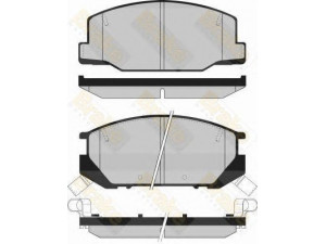 Brake ENGINEERING PA851 stabdžių trinkelių rinkinys, diskinis stabdys 
 Techninės priežiūros dalys -> Papildomas remontas
04465YZZAK, 0449128280, 449128280