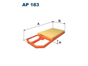 FILTRON AP183 oro filtras 
 Techninės priežiūros dalys -> Techninės priežiūros intervalai
2580, 032129620C, 036129620C, 036129620F