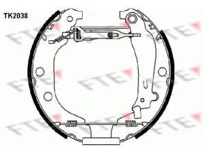 FTE TK2038 stabdžių trinkelių komplektas 
 Techninės priežiūros dalys -> Papildomas remontas
42418A