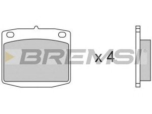 BREMSI BP2173 stabdžių trinkelių rinkinys, diskinis stabdys 
 Techninės priežiūros dalys -> Papildomas remontas
41060A1385, 41060A1386, 41060G3425