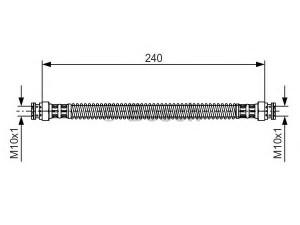 BOSCH 1 987 476 676 stabdžių žarnelė 
 Stabdžių sistema -> Stabdžių žarnelės
4806 64, 4806 64