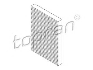 TOPRAN 109 044 filtras, salono oras 
 Filtrai -> Oro filtras, keleivio vieta
6Q0 820 367, 6Q0 820 367, 6Q0 820 367