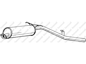 BOSAL 281-077 galinis duslintuvas 
 Išmetimo sistema -> Duslintuvas
20100-15G00, 20100-15G07, 20100-24G00