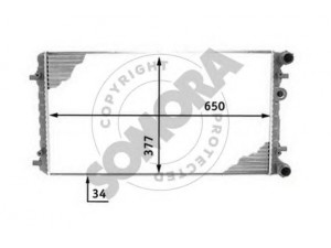 SOMORA 357040 radiatorius, variklio aušinimas 
 Aušinimo sistema -> Radiatorius/alyvos aušintuvas -> Radiatorius/dalys
1C0121253A, 1C0121253C