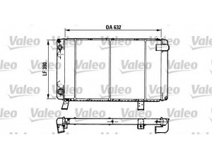 VALEO 810918 radiatorius, variklio aušinimas 
 Aušinimo sistema -> Radiatorius/alyvos aušintuvas -> Radiatorius/dalys
1309-45, 130945