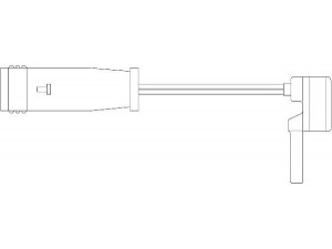 KAWE WS0196A įspėjimo kontaktas, stabdžių trinkelių susidėvėjimas 
 Stabdžių sistema -> Susidėvėjimo indikatorius, stabdžių trinkelės
1695401617, 211 540 17 17, 2205400617