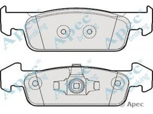 APEC braking PAD1945 stabdžių trinkelių rinkinys, diskinis stabdys 
 Techninės priežiūros dalys -> Papildomas remontas
410609646R, 410609646R