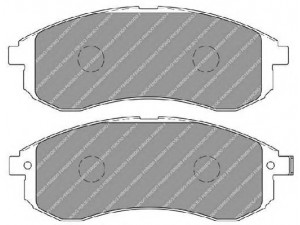 FERODO FSL1702 stabdžių trinkelių rinkinys, diskinis stabdys 
 Techninės priežiūros dalys -> Papildomas remontas
DBP511126, DBP51126, MN102622, MR977365