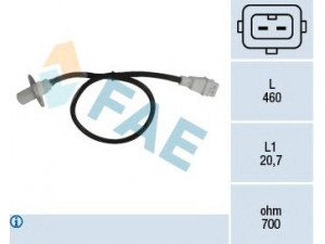 FAE 79002 RPM jutiklis, variklio valdymas 
 Kibirkšties / kaitinamasis uždegimas -> Impulsų generatorius
60523246, 60800100, 4460206, 7547714