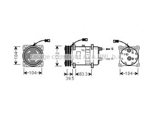 AVA QUALITY COOLING UVK059 kompresorius, oro kondicionierius