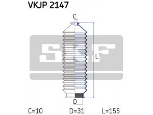 SKF VKJP 2147 gofruotoji membrana, vairavimas 
 Vairavimas -> Gofruotoji membrana/sandarinimai
48203-01F00, 48203-11B00, 48203-70A00
