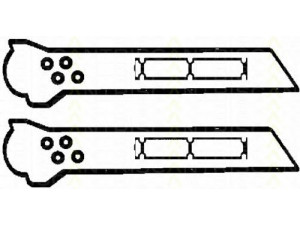 TRISCAN 515-7519 tarpiklių komplektas, svirties gaubtas 
 Variklis -> Cilindrų galvutė/dalys -> Svirties dangtelis/tarpiklis