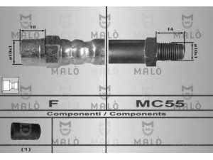 MAL? 80320 stabdžių žarnelė 
 Stabdžių sistema -> Stabdžių žarnelės
34322227102, 34322227388