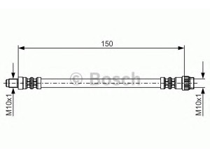 BOSCH 1 987 476 709 stabdžių žarnelė 
 Stabdžių sistema -> Stabdžių žarnelės
77 04 002 443