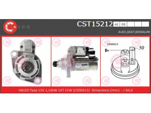 CASCO CST15212AS starteris 
 Elektros įranga -> Starterio sistema -> Starteris
02M911023G, 02M911023M