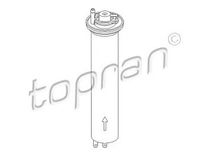 TOPRAN 500 737 kuro filtras 
 Degalų tiekimo sistema -> Kuro filtras/korpusas
1 709 535, 1332 1 709 535